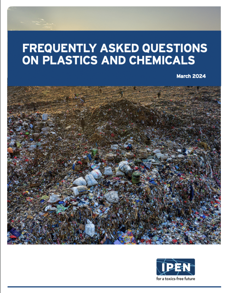 cover image of plastic waste dump site